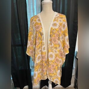 Maurices Floral Kimono Wrap